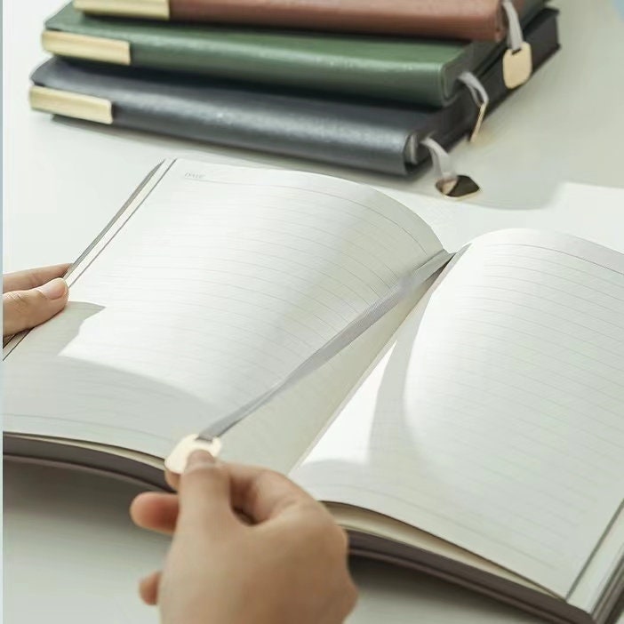A5 Soft Vegan Leather Lined Notebooks | Bullet Journal | School Office Study Student Notebook | Journal Diary Agenda Planner