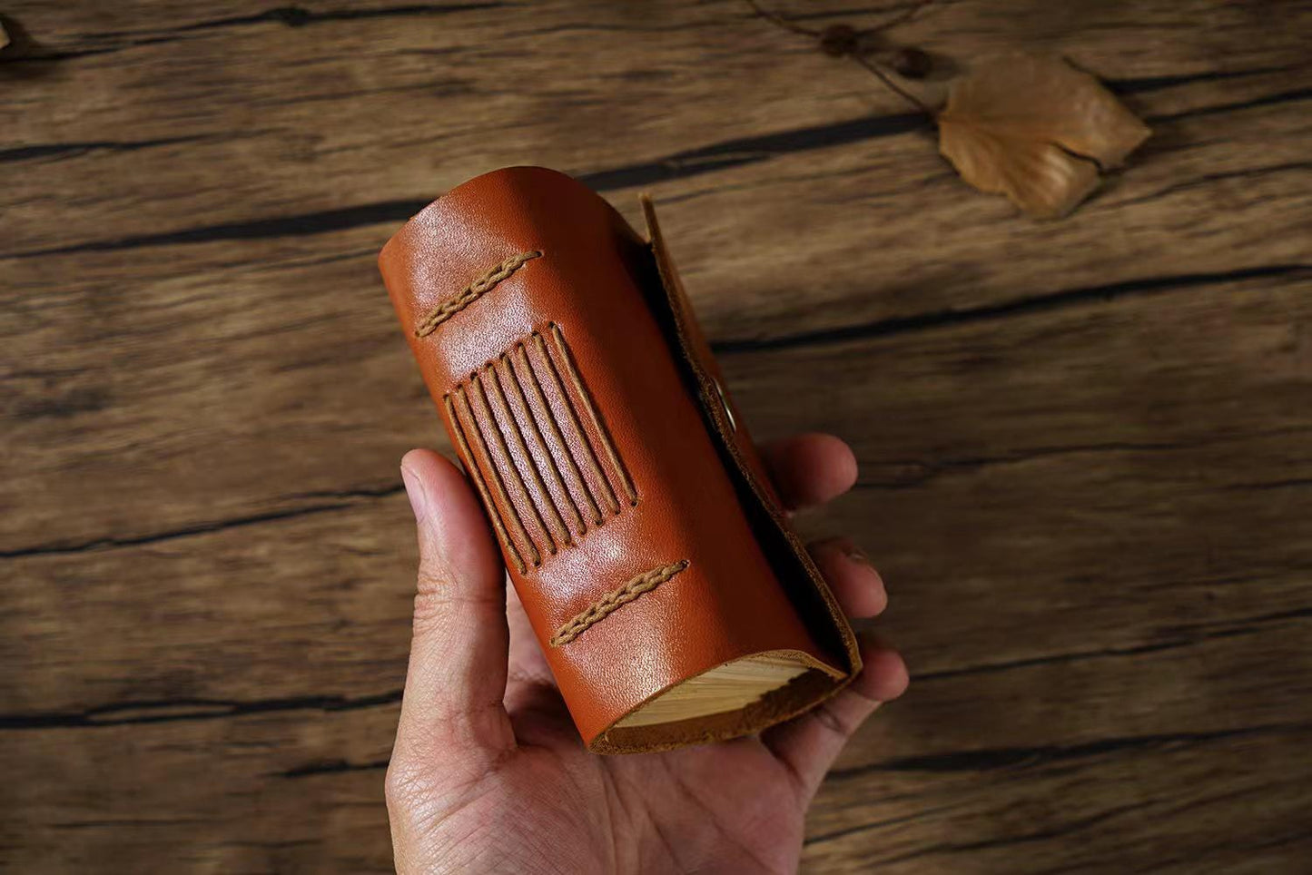 Mini 100% Genuine Leather Journal Notebook | Pocket Portable Journal Agenda Planner | Vintage Travel Journal | Gift for Her Him