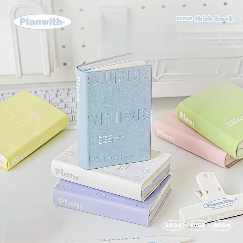 Portable Thick Colorful Lined Notebook | Pocket Noteboo k| School Student Study Office Supplies Stationery | Gift for Her