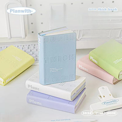 Portable Thick Colorful Lined Notebook | Pocket Noteboo k| School Student Study Office Supplies Stationery | Gift for Her