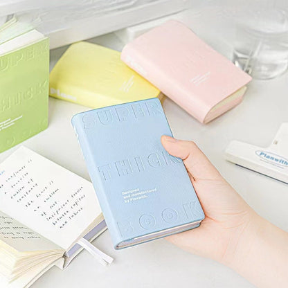 Portable Thick Colorful Lined Notebook | Pocket Noteboo k| School Student Study Office Supplies Stationery | Gift for Her