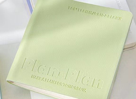 Square Portable Soft Colorful Notebook | Grided and Blank Pages | Pocket Notebook Journal | School Student Office Supplies Stationery