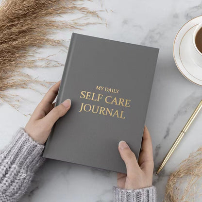 My Daily Self Care Journal Planner | Gratitude Journal | Wellness Mindfulness Journal | Minimalist Design | Luxury Gift for Her
