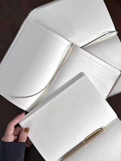 A5 Soft PU Cover Notebook |  Simple Planner Journal | A5 Lined Notebook | Creative  Student Office Supplies Stationery