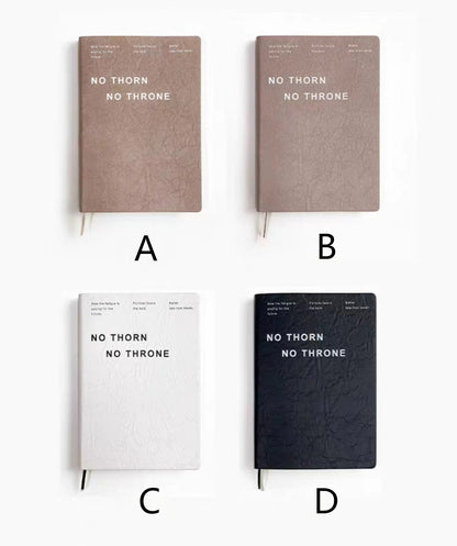 A5 Soft PU Cover Notebook |  Simple Planner Journal | A5 Lined Notebook | Creative  Student Office Supplies Stationery