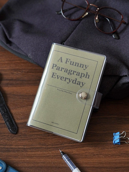 A Funny Paragraph Everyday | 365 Days Diary | Work Schedule Notebook Journal | 2024 Planner | Office School Supplies