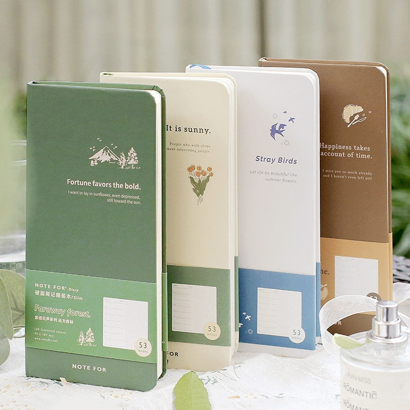 Spring Is Coming Undated Slim Weekly Planner | Hobonichi Weeks Style | Weekly Record Book｜Weekly Plan Journal | 2025 Planner