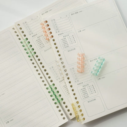 Plastic Binding Spiral Rings｜ A5 B5 A4  |  DIY Smart Ring Binder  | Study Supplies
