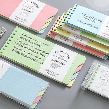 60 Sheets Loose-leaf Paper｜A5 B5 Refill Paper | Mistakes Notes | Study School Supplies | Note Taking | Planner Journal Accessory Supplies