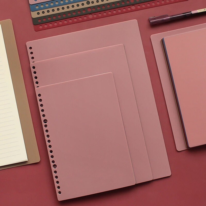 Multicolor  Loose Leaf Binder Covers｜ A5 B5 A4  |  DIY Smart Ring Binder  | Study Supplies