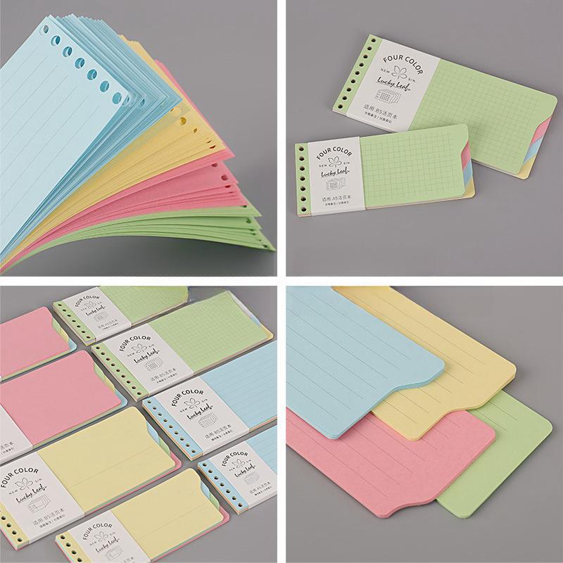 60 Sheets Loose-leaf Paper｜A5 B5 Refill Paper | Mistakes Notes | Study School Supplies | Note Taking | Planner Journal Accessory Supplies