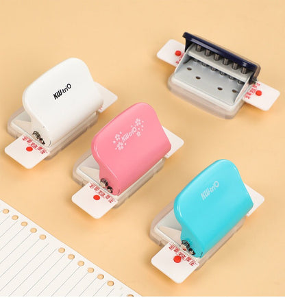Multifunctional Adjustable Loose Leaf Paper Puncher | KOKUYO  | B5 A5 A4 | Smart Ring Binder Planner Hole Punch