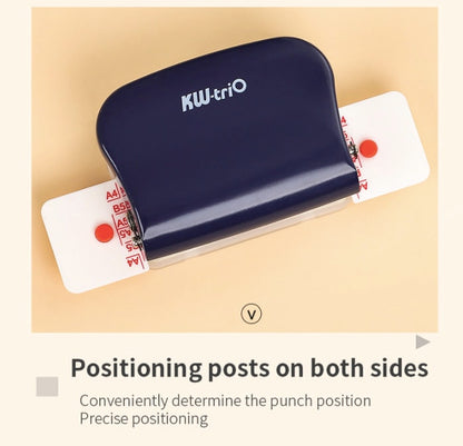 Multifunctional Adjustable Loose Leaf Paper Puncher | KOKUYO  | B5 A5 A4 | Smart Ring Binder Planner Hole Punch