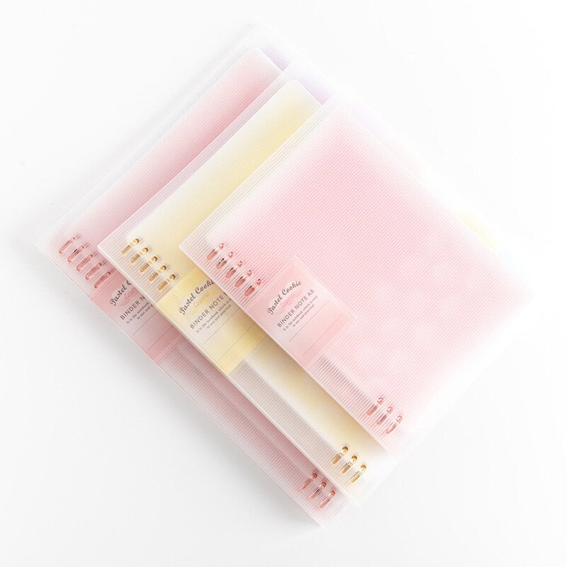 KOKUYO Pastel Cookie Campus Binder | 8 Holes | B5 A5 | Smart Ring Binder  | Study Supplies | Japanese Stationery