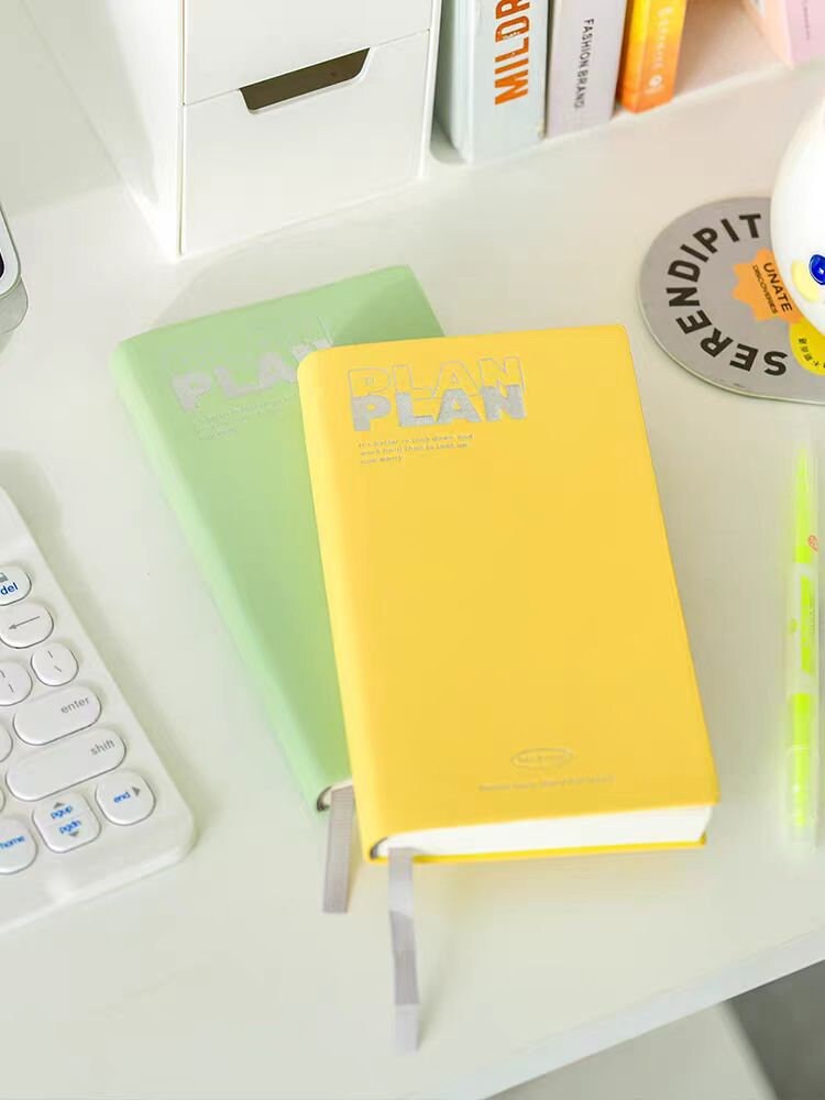 Colorful To Do List Notebook | Minimalist Planner Journal | School Student Office Supplies Stationery | Daily Plan Notebook | Gift for Her
