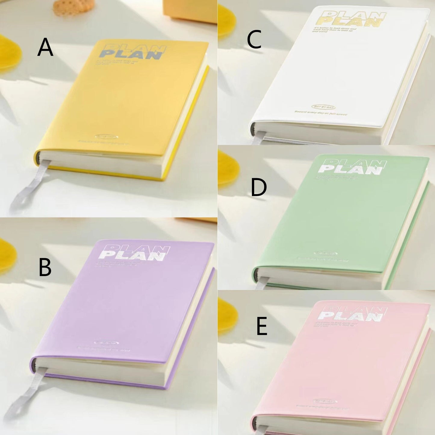 Colorful To Do List Notebook | Minimalist Planner Journal | School Student Office Supplies Stationery | Daily Plan Notebook | Gift for Her