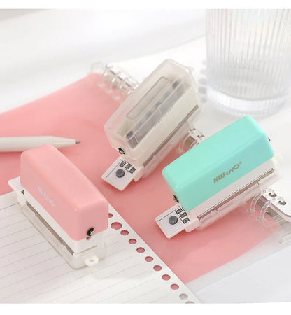 Mini 6 Hole Puncher | DIY Hole Punching  | Loose Leaf Paper Hole Punch | B5 A5 A4 | Paper Binding | Smart Ring Binder Planner Hole Punch