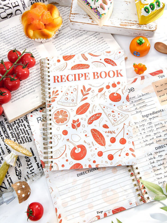 A5 Recipe Book Notebook | Kitchen Cook Recipe Book