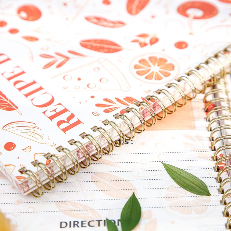 A5 Recipe Book Notebook | Kitchen Cook Recipe Book