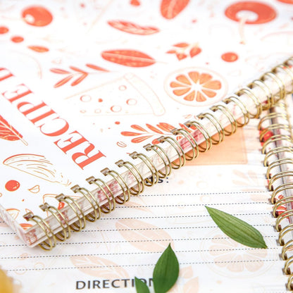 A5 Recipe Book Notebook | Kitchen Cook Recipe Book