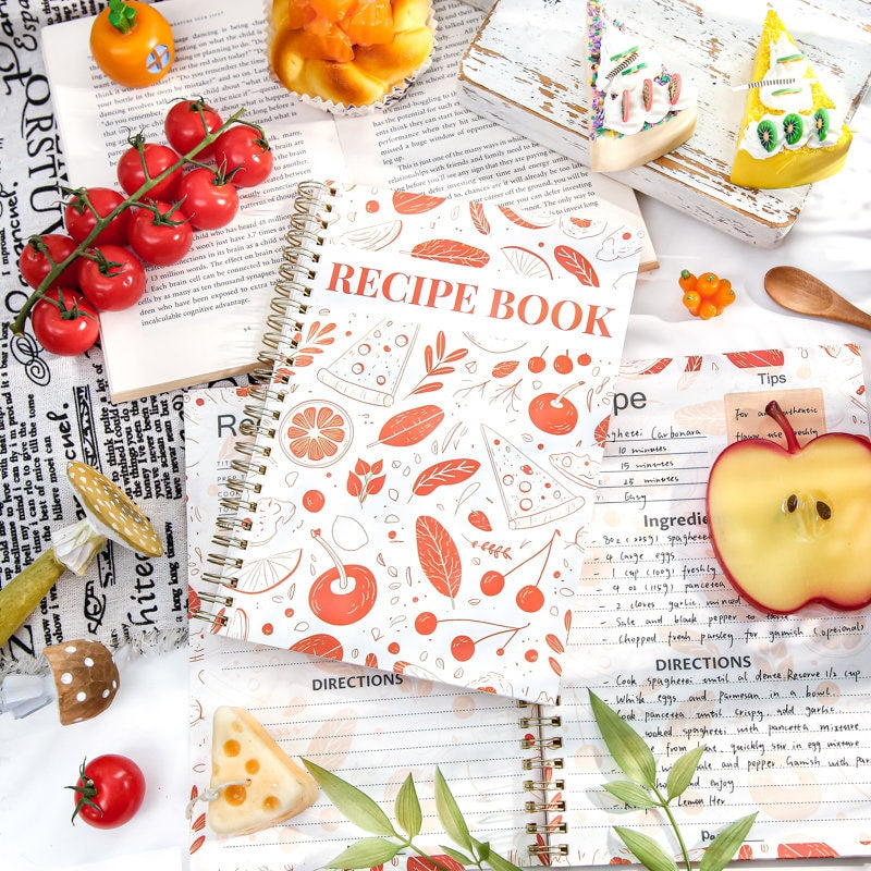 A5 Recipe Book Notebook | Kitchen Cook Recipe Book
