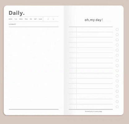 To Do List Soft Cover Vegan Leather Journal | Checklist Daily Plan Planner | 2025 Planner | Student Office Supplies | Gift for Her