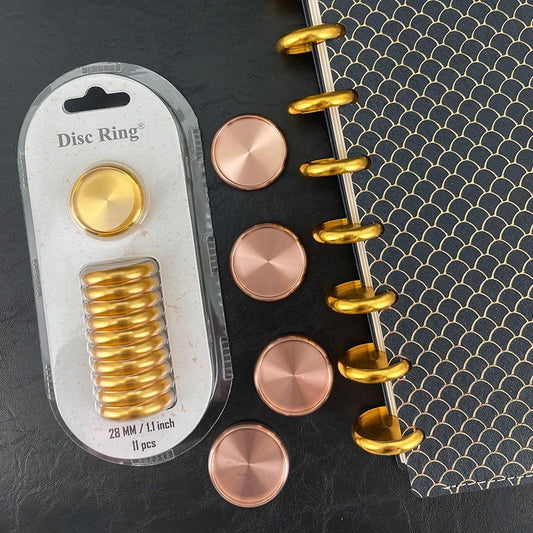 Aluminum Metal Binding Discs | Discbound Binding Discs | Plastic Happy Planner Disc Rings Sets | Plastic Discs for Discbound System