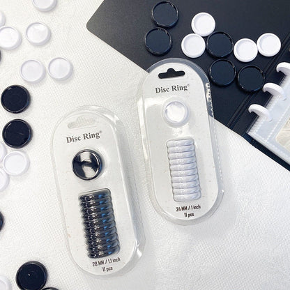 Morandi Color Binding Discs | Discbound Binding Discs | Plastic Happy Planner Disc Rings Sets | Plastic Discs for Discbound System