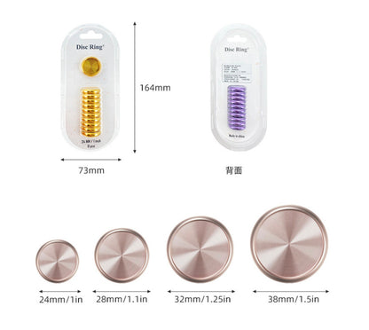 Aluminum Metal Binding Discs | Discbound Binding Discs | Plastic Happy Planner Disc Rings Sets | Plastic Discs for Discbound System