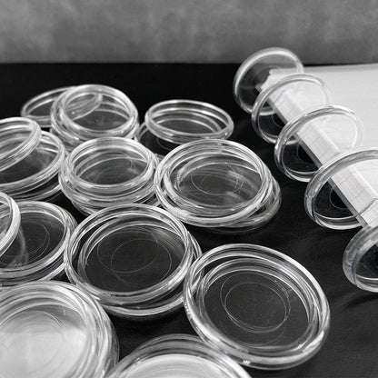Crystal Clear Binding Discs | Discbound Binding Discs | Plastic Happy Planner Disc Rings Sets | Plastic Discs for Discbound System