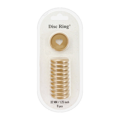 Gold Silver Rose Gold Binding Discs | Discbound Binding Discs | Plastic Happy Planner Disc Rings Sets | Plastic Discs for Discbound System