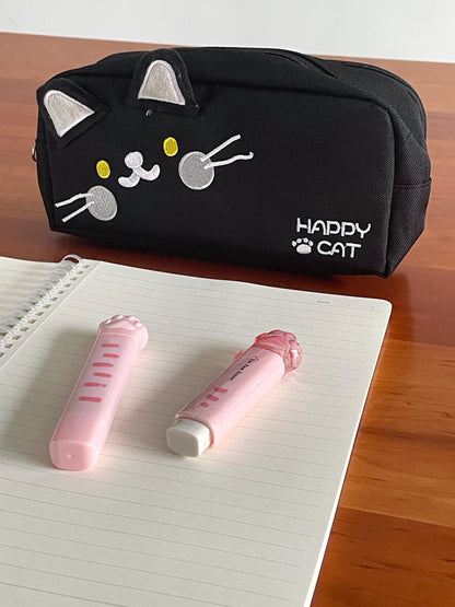 Cat Lover Stationery Bundle | Pencil Case Study Planner for Students | Cute Stationery Gift Set Back To School Set College Gift