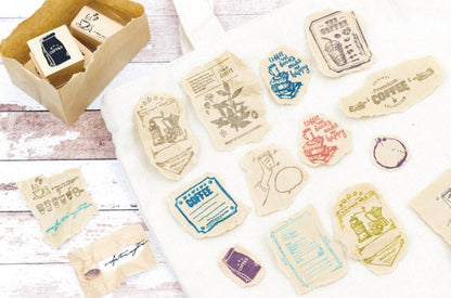 I Love Coffee Wooden Stamp | Wood Stamp Set | Scrapbooking | Planner Stamp |
