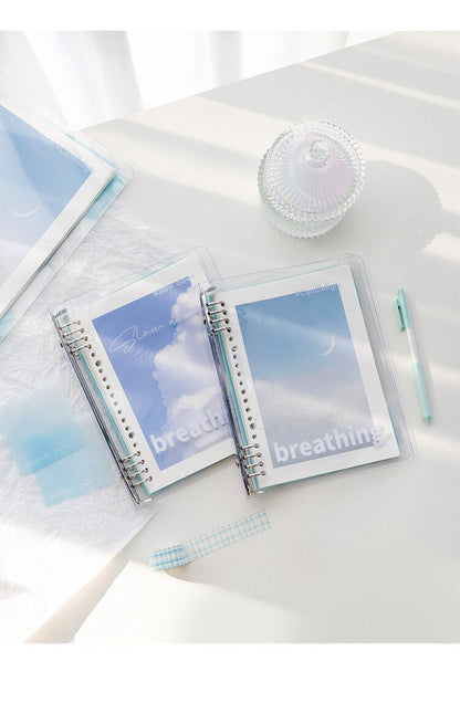 A5 B5 Breathing Notebook | 20 26 Holes Ring Binder  | Loose Leaf Notebook | Study Supplies | Writing Journal | Note Taking