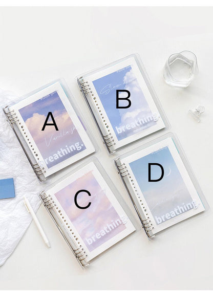 A5 B5 Breathing Notebook | 20 26 Holes Ring Binder  | Loose Leaf Notebook | Study Supplies | Writing Journal | Note Taking