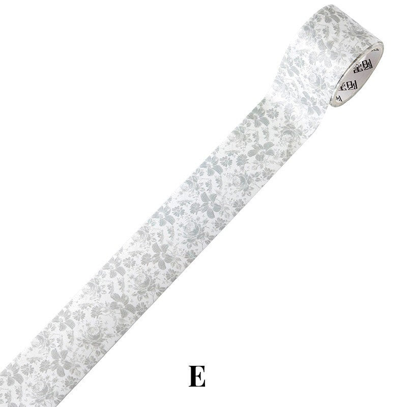 Retro Wonderland of Flowers Washi Tape |    | Japanese Washi Tape | Decorative Tapes | Planner BUJO Journaling Supplies