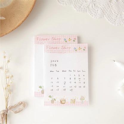 80pcs Cute Notepad | Coffee Bread Planner Memo Pad | Bakery Writing Pad | Planner Memo | Stationery Planner Journal Accessory Supplies