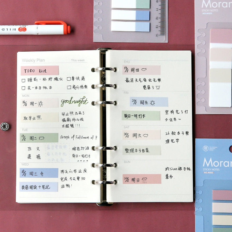 Index Sticky Notes | Planner  | Sticky Note Pad