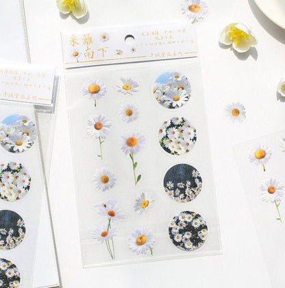 Plants Transparent Sticker/ Floral Botanical /  Stickers / Planner Sticker