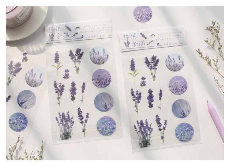 Plants Transparent Sticker/ Floral Botanical /  Stickers / Planner Sticker