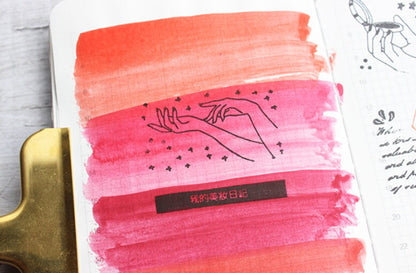 Makeup Silicone Stamp | Transparent Clear Stamp Set | Scrapbooking Stamp | Planner Stamp |