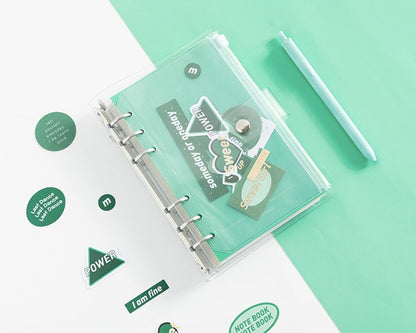2025 Transparent Cover Planner | PVC Binder | Personal Size |  6 Ring Binder | Clear Cover | 2022 Planner