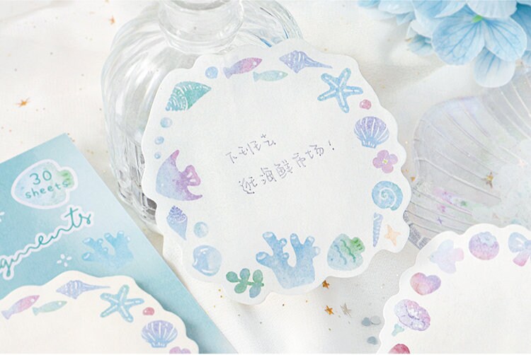 Spring Fragments Sticky Notes | Beautiful Sticky Note Pad | Cute Memo Pad | Planner Memo | Stationery Planner Journal Accessory Supplies