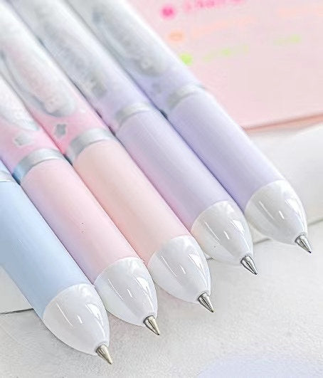 4-in-1 Multi-Color Gel Pen | Aesthetic Pens | Cute Student Journal Planner Pens Writing Supplies Stationary Back to School