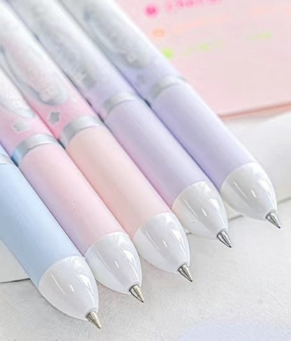 4-in-1 Multi-Color Gel Pen | Aesthetic Pens | Cute Student Journal Planner Pens Writing Supplies Stationary Back to School
