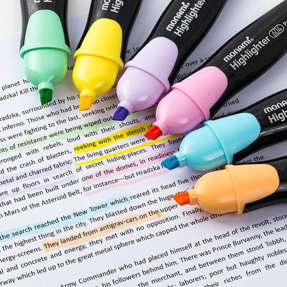 Pastel Rainbow Highlighter Pen｜ Highlighter Marker Pen | Study Supplies