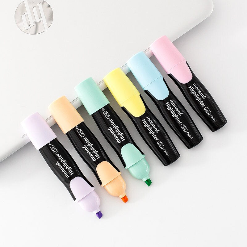 Pastel Rainbow Highlighter Pen｜ Highlighter Marker Pen | Study Supplies