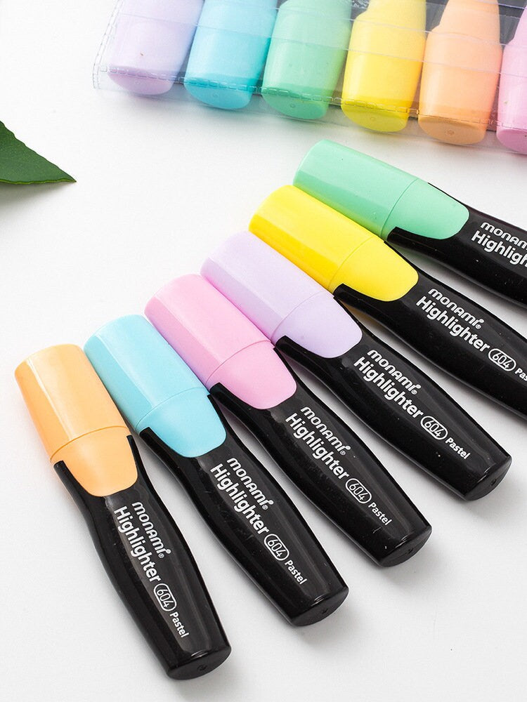 Pastel Rainbow Highlighter Pen｜ Highlighter Marker Pen | Study Supplies