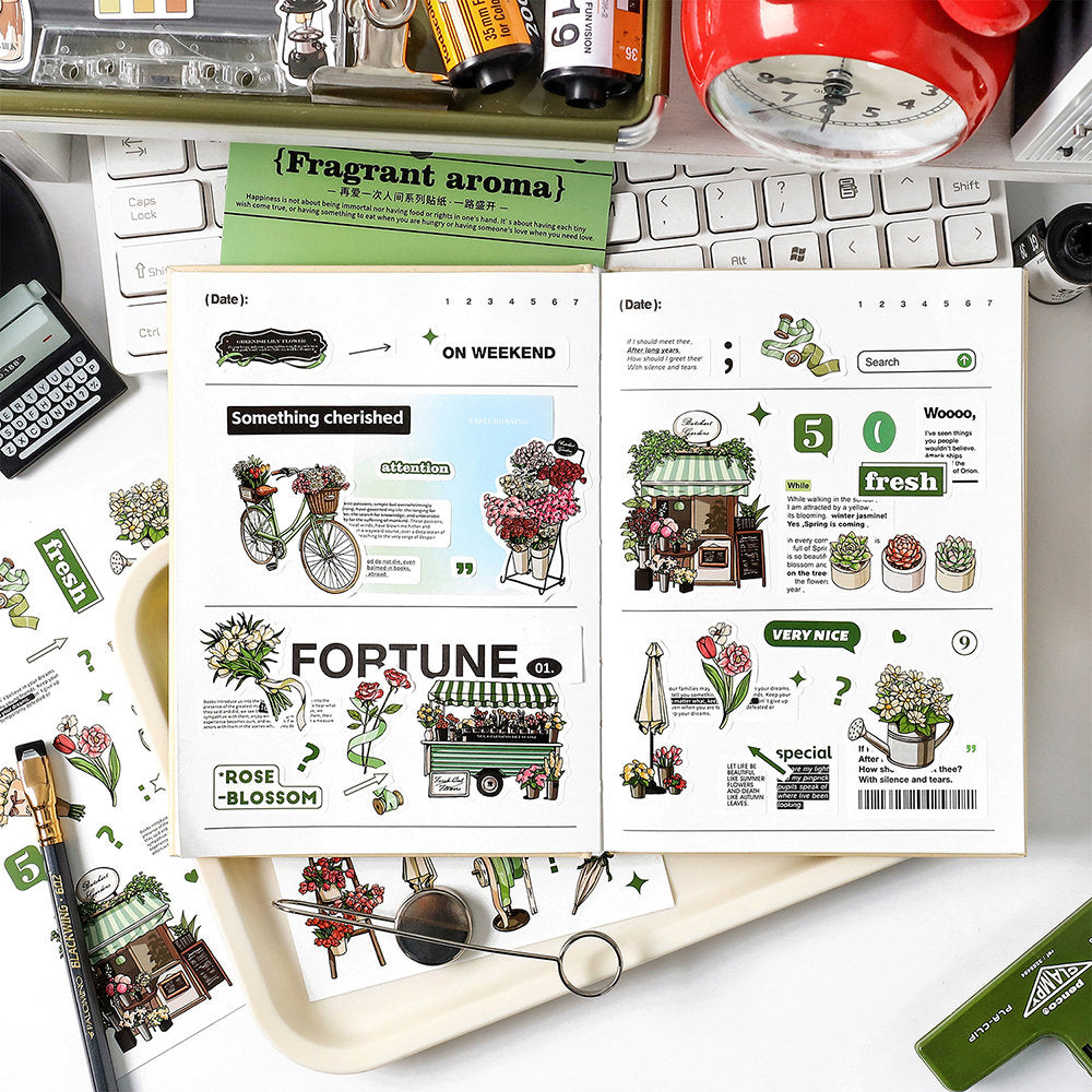 Retro Life Aesthetics Stickers | Coffe Stickers | Planner Sticker Set | Junk Journal | Travel Journals Stickers | Scrapbooking Supplies