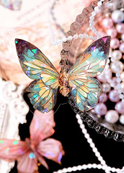 Gem-Like Glittering Butterfly Sticker Pack | Planner Bullet Journal Junk Vintage Journal Scrapbooking Collage Kids Craft Supplies Stickers